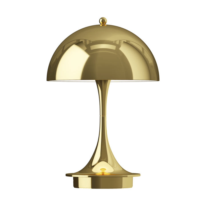 Lampa stołowa Panthella 160 Portable v3 - Brass metallised - Louis Poulsen