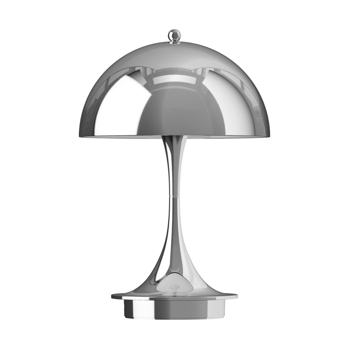 Lampa stołowa Panthella 160 Portable v3, High lustre chrome plated Louis Poulsen