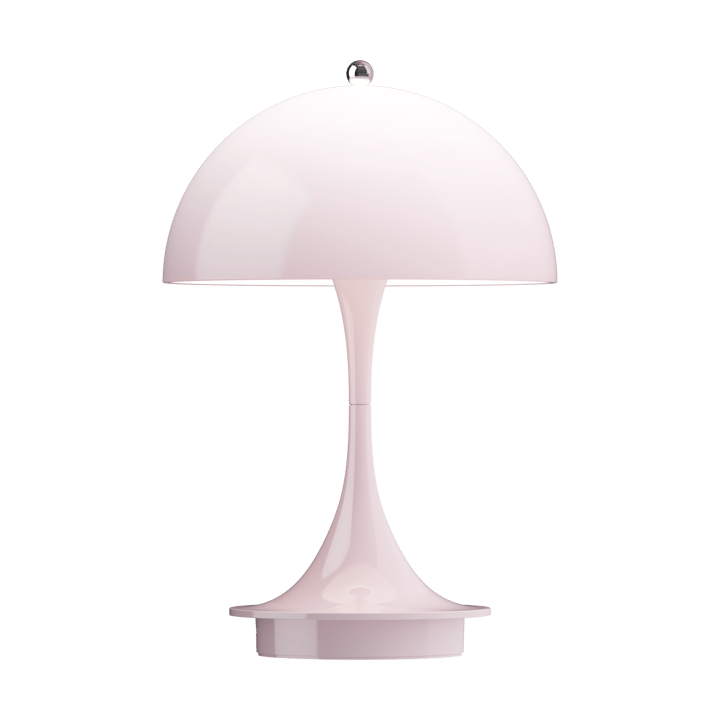 Lampa stołowa Panthella 160 Portable v3 - Opal pale rose - Louis Poulsen