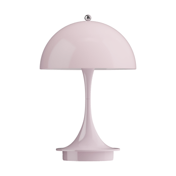 Lampa stołowa Panthella 160 Portable v3 - Opal pale rose - Louis Poulsen