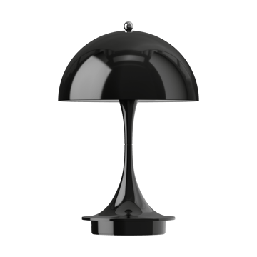 Lampa stołowa Panthella 160 Portable v3 - Opaque black - Louis Poulsen