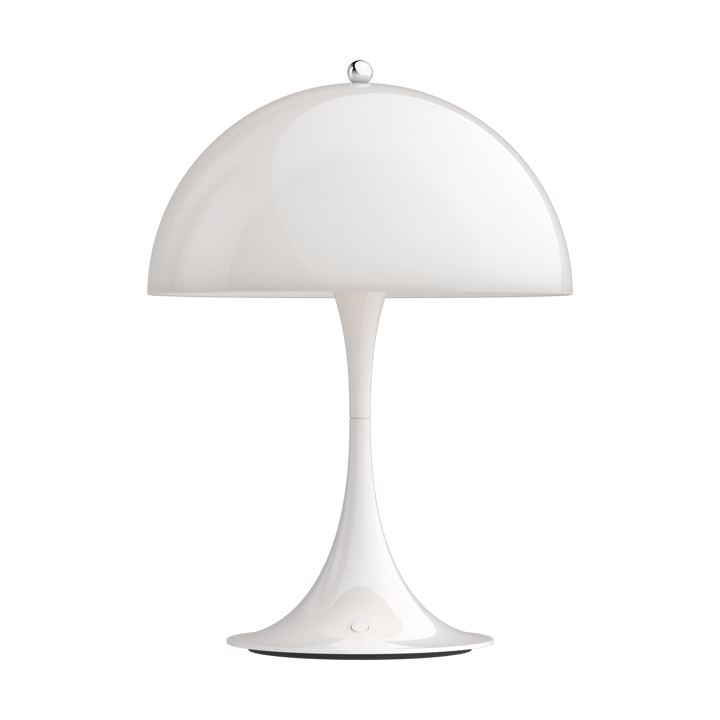 Lampa stołowa Panthella 250 portable, Biały opalowy akryl Louis Poulsen