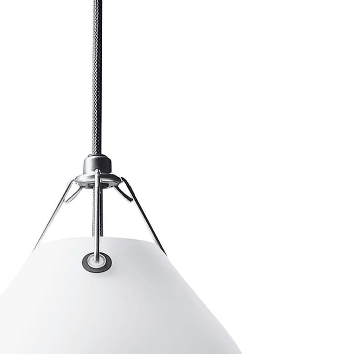 Lampa wisząca Moser Ø20,5 cm, Matowa biel Louis Poulsen