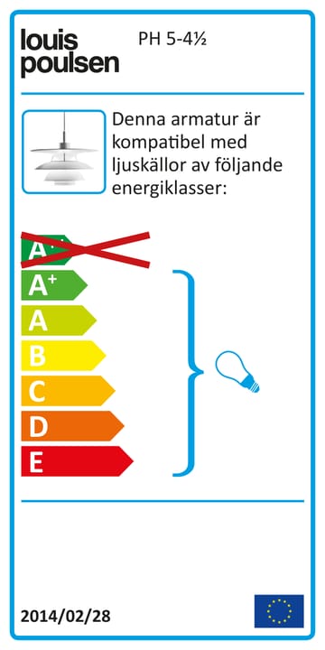 Lampa wisząca PH 5-4½ - Biały - Louis Poulsen
