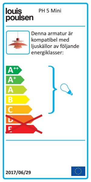 Lampa wisząca PH 5 MINI - Klasyczna biel - Louis Poulsen