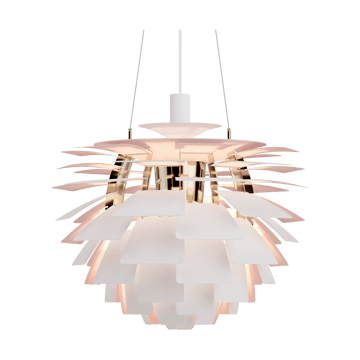 Lampa wisząca PH Artichoke Anniversary edition - Matte white-pale rose Ø60 cm - Louis Poulsen