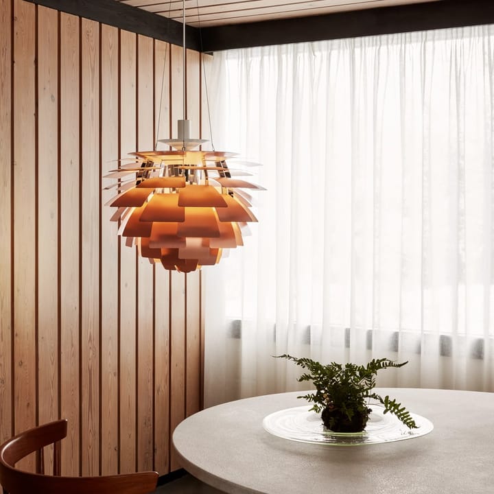 Lampa wisząca PH Artichoke E27 5,5 m kablem, Miedź, Ø72 cm Louis Poulsen