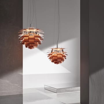 Lampa wisząca PH Artichoke E27 5,5 m kablem - Miedź, Ø72 cm - Louis Poulsen