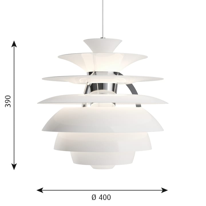 Lampa wisząca PH Snowball - Biały - Louis Poulsen