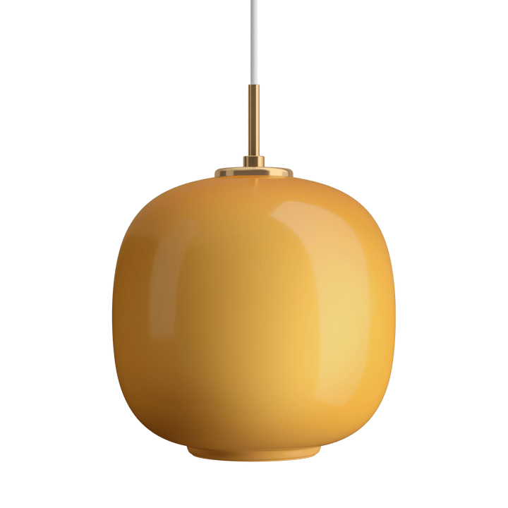 Lampa wisząca VL45 Radiohus Ø25 cm, Brass-amber glass Louis Poulsen