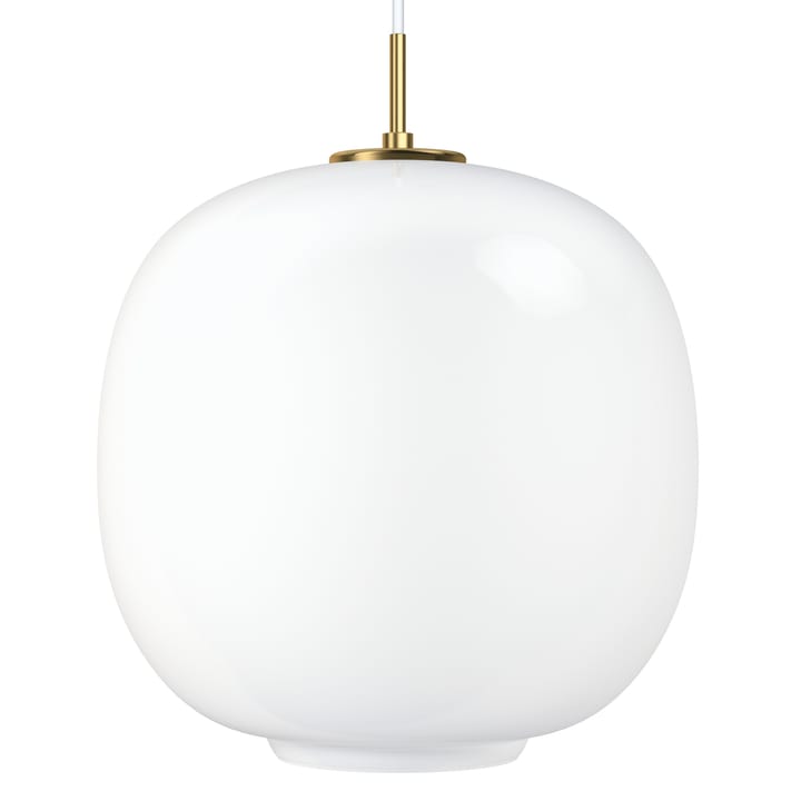 Lampa wisząca VL45 Radiohus Ø37 cm - Brass-white opal glass - Louis Poulsen