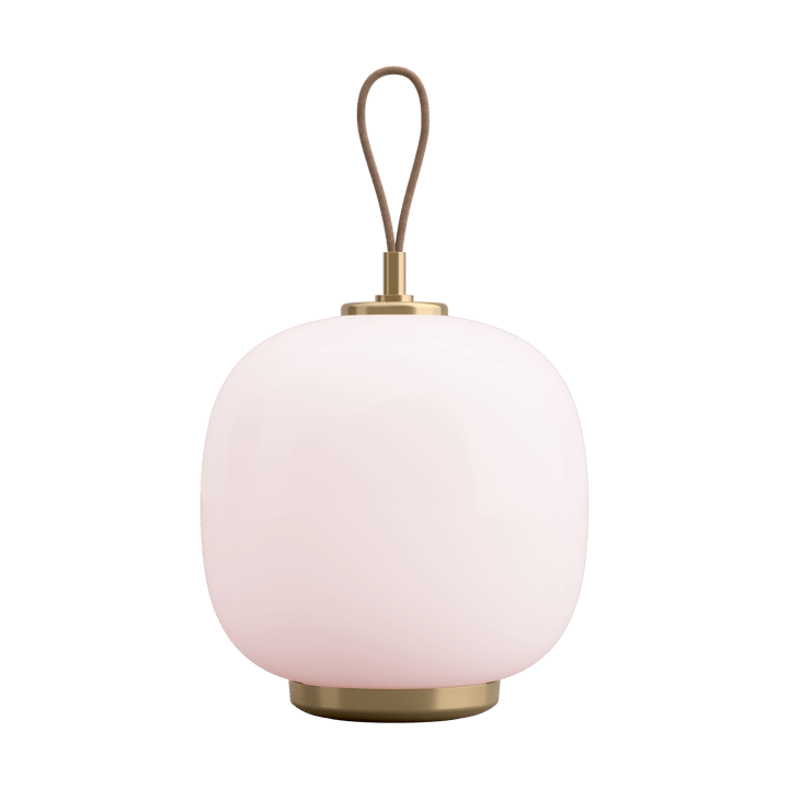 Przenośna lampa VL45 Radiohus Ø17,5 cm - Brass-pale rose glass - Louis Poulsen