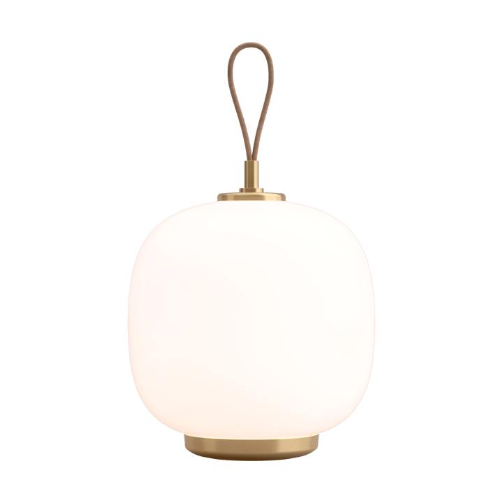 Przenośna lampa VL45 Radiohus Ø17,5 cm, Brass-pale rose glass Louis Poulsen