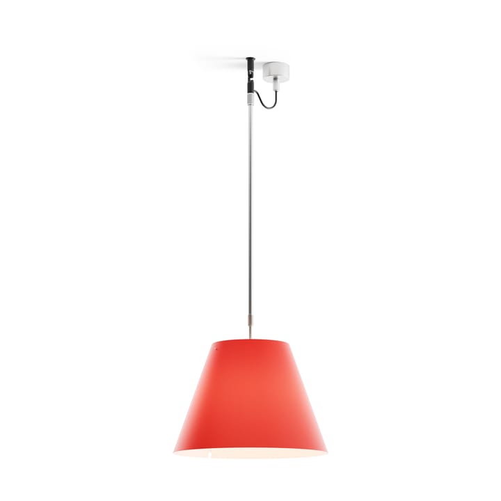 Costanza D13 s lampa wisząca - primary red - Luceplan