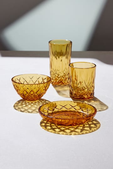 Sorrento mały talerz Ø16 cm 4 szt - Amber - Lyngby Glas