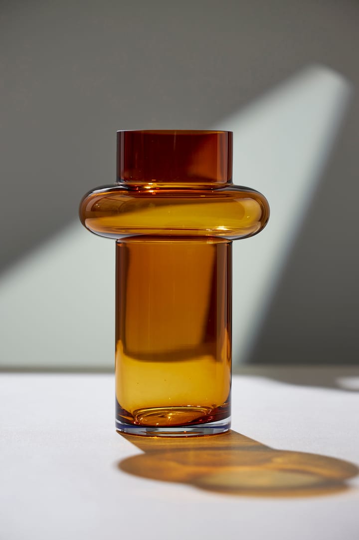 Tube wazon szkło 20 cm, Amber Lyngby Glas