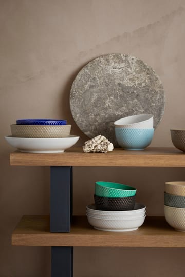 Miska Rhombe Earth Ø11 cm - Slate - Lyngby Porcelæn