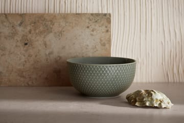 Miska Rhombe Earth Ø13 cm - Moss - Lyngby Porcelæn