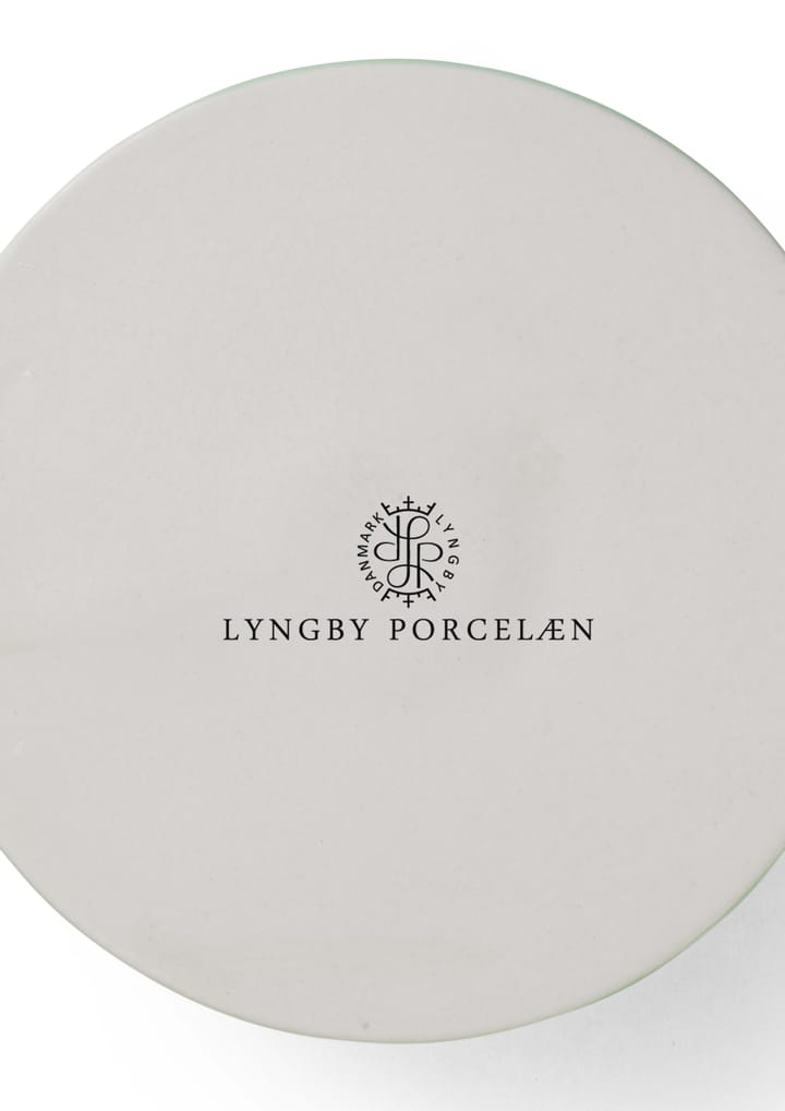 Świecznik Rhombe 3 cm, Zielony Lyngby Porcelæn