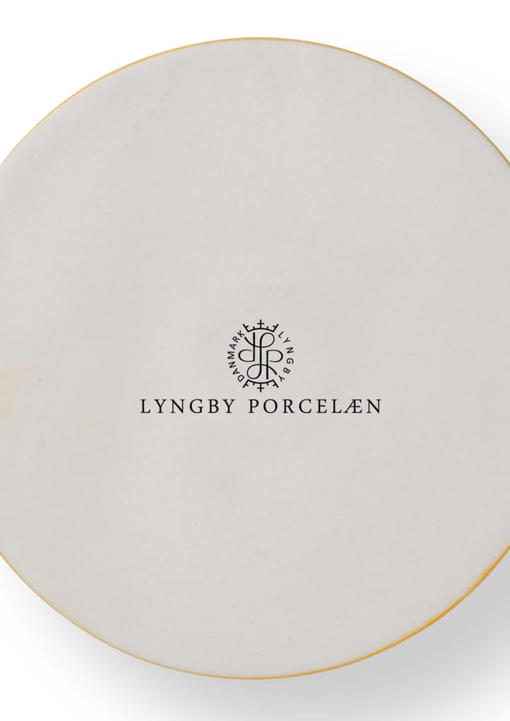 Świecznik Rhombe 3 cm, Żółty Lyngby Porcelæn