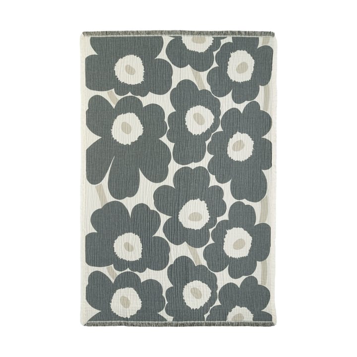 Koc Unikko 150x220 cm - Off white-charcoal-sand - Marimekko