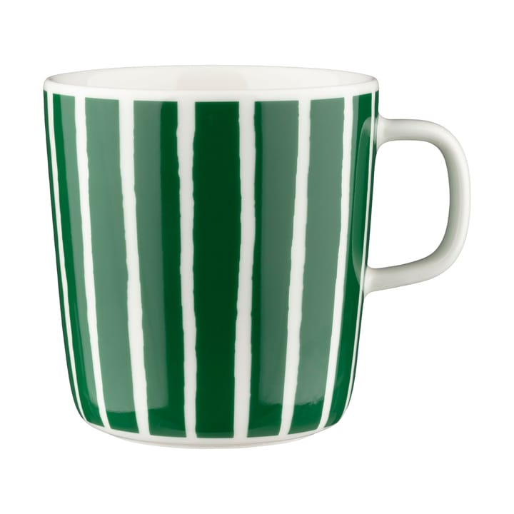 Kubek Oiva Piccolo 40 cl - Green-White - Marimekko