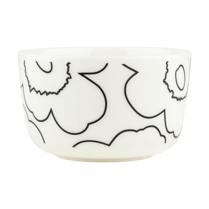 Piirto Unikko miska 2,5 dl - White-black - Marimekko