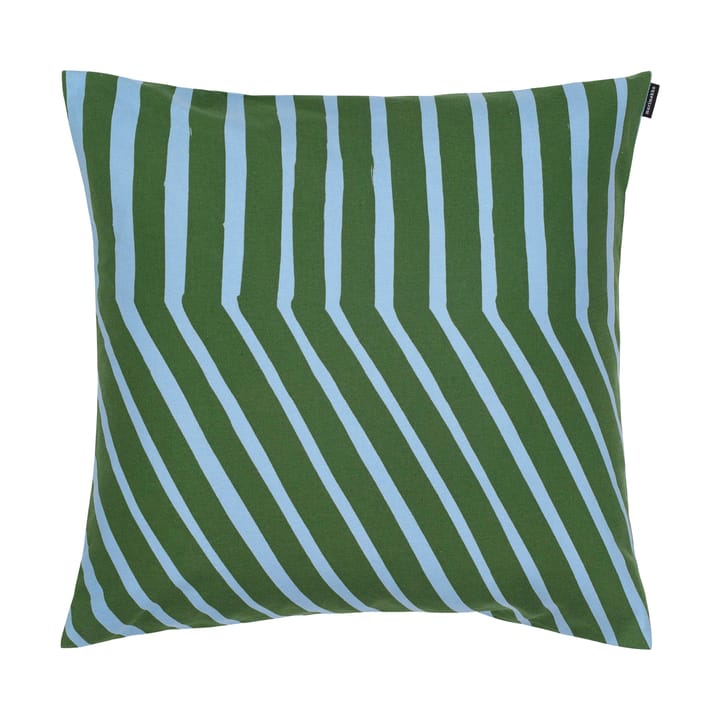 Poszewka na poduszkę Kalasääski 50x50 cm - Forest green-light blue - Marimekko