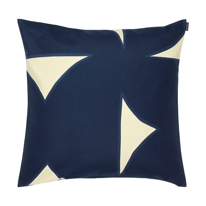 Poszewka na poduszkę Pitkospuut 60x60 cm - Sand-dark blue - Marimekko