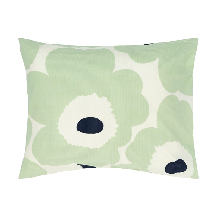 Poszewka na poduszkę Unikko  50x60 cm, Off white-sage-dark blue Marimekko