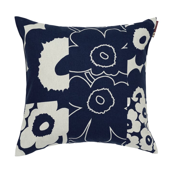 Poszewka na poduszkę Unikko Kollaasi 50x50 cm - Linen-dark blue - Marimekko