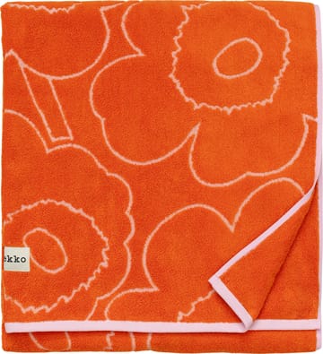 Ręcznik kąpielowy Piirto Unikko 100x160 cm - Burnt orange-pink - Marimekko