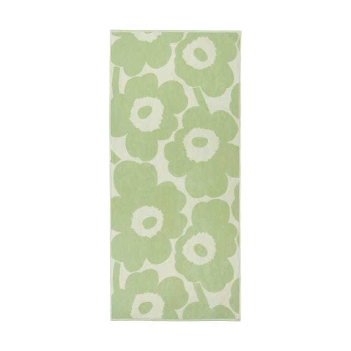 Ręcznik kąpielowy Unikko 70x150 cm - Off white-sage - Marimekko