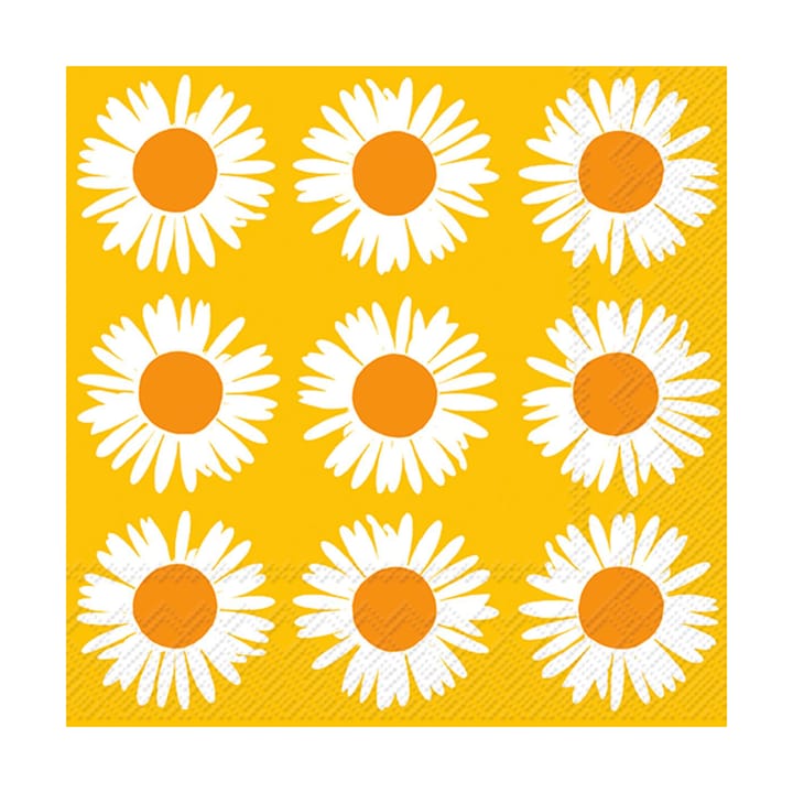 Serwetki Auringonkukka 33x33 cm 20 szt. - Orange-yellow - Marimekko