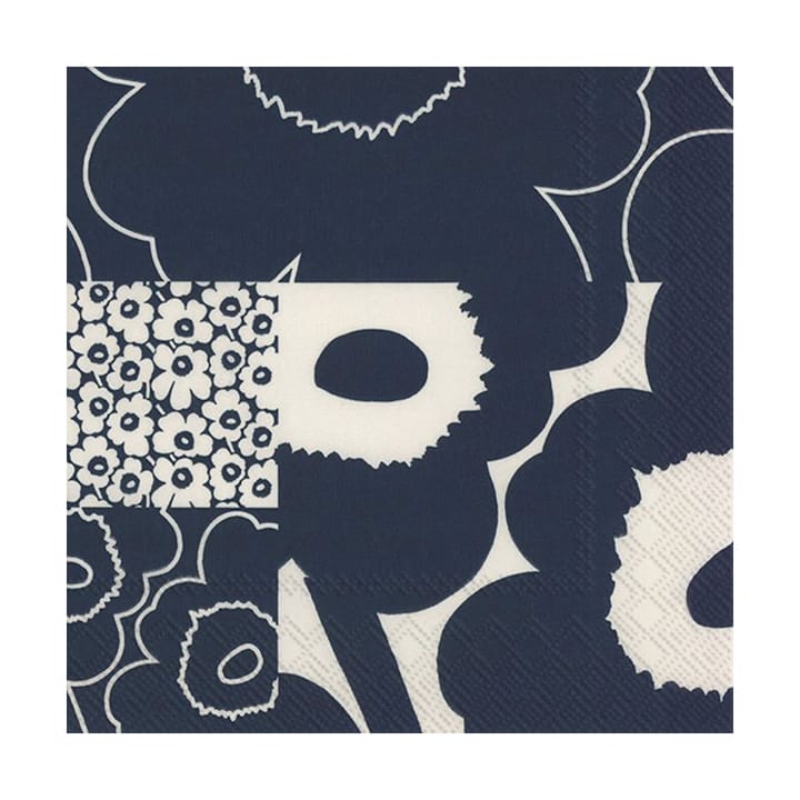 Serwetki Kollaasi 33x33 cm 20 szt. - Dark Blue - Marimekko