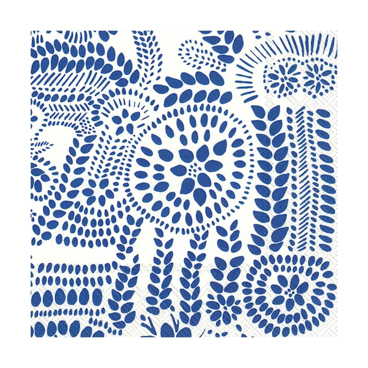 Serwetki Näsiä 33x33 cm, 20 szt. - White-blue - Marimekko