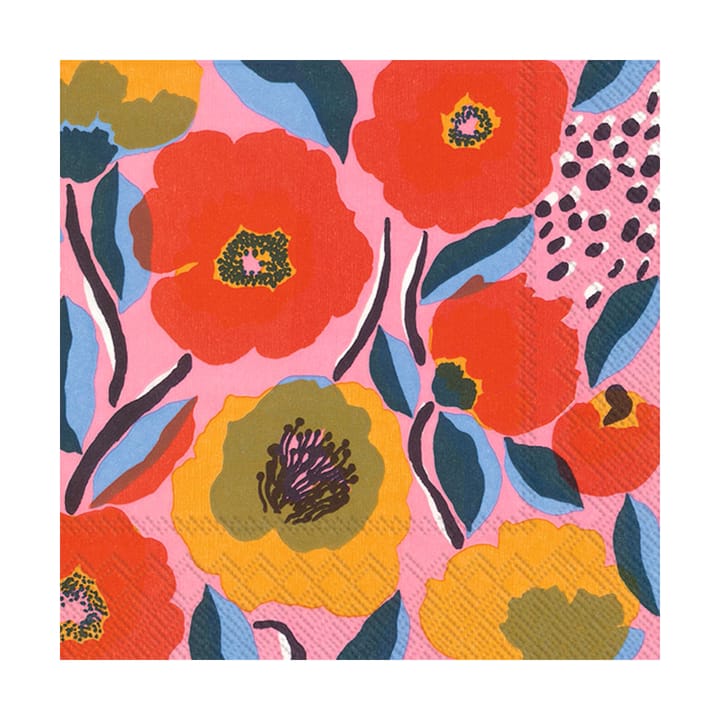 Serwetki Rosarium 33x33 cm 20 szt. - Rose - Marimekko