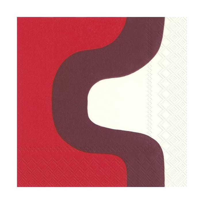 Serwetki Seireeni 33x33 cm 20 szt. - Dark red - Marimekko