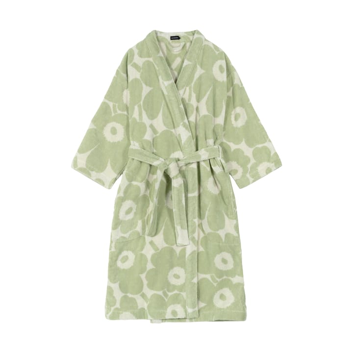 Szlafrok Unikko - Off white-sage, L - Marimekko