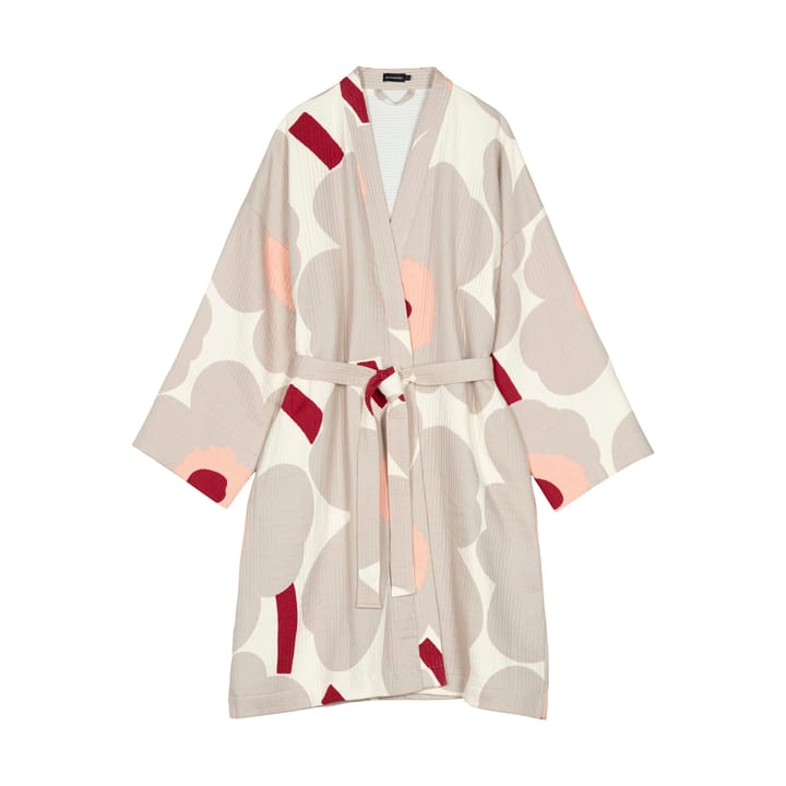 Szlafrok Unikko, Powder-grey-cherry-pink, L Marimekko