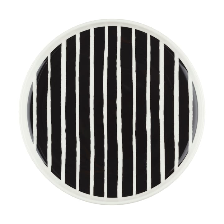 Talerz Oiva Piccolo Ø20 cm - White-black - Marimekko