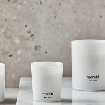 Świeca zapachowa Meraki 12 godzin 2-pak - White garden - Meraki