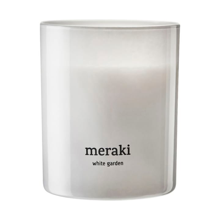 Świeca zapachowa Meraki, 35 godzin - White garden - Meraki