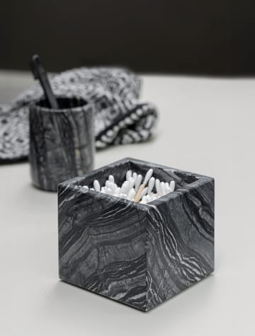 Kostka Marble 8,5x8,5 cm - Black-grey - Mette Ditmer