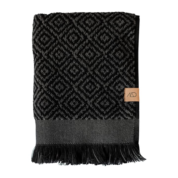 Ręcznik do rąk Morocco 70x135 cm - Black-grey - Mette Ditmer