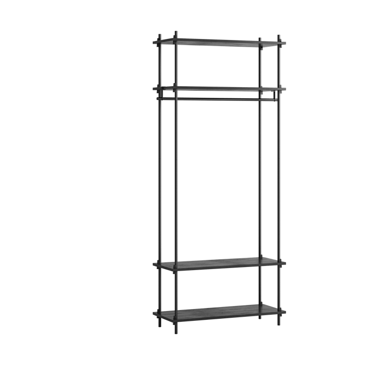 Moebe shelving system s.200.1.F - Czarny - MOEBE