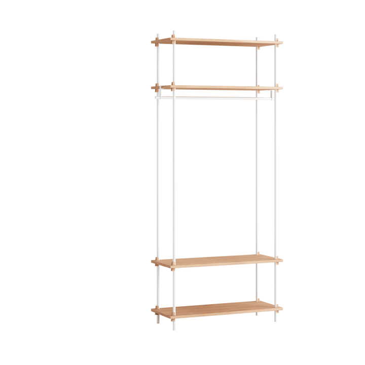 Moebe shelving system s.200.1.F - Dąb-biały - MOEBE