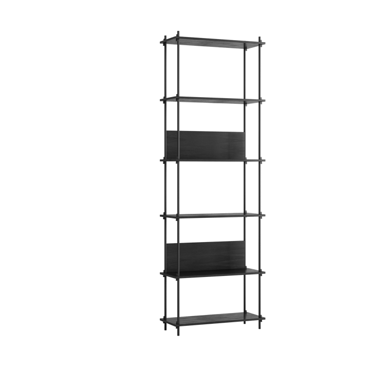 Moebe shelving system s.255.1.A - Czarny - MOEBE