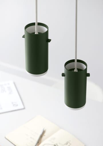 Moebe Tube lampa wisząca small Ø8 cm - Pine green - MOEBE