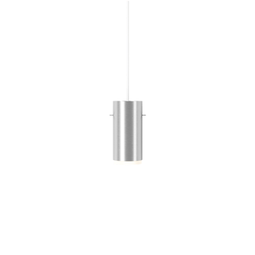 Moebe Tube lampa wisząca small Ø8 cm - Szczotkowane aluminium - MOEBE